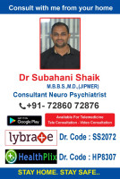 Dr Subahani Shaik- Best Psychiatrist in Nellore