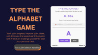 Test Your Typing Speed with Alphabet typer!