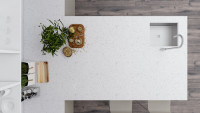 White Quartz Worktops By FugenStone