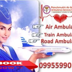 Panchmukhi Air Ambulance Service in Dimapur-Get the Advance Relocation for Sufferer