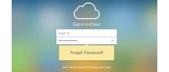 icloud change password?