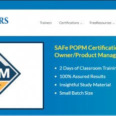SAFe POPM Certification Bangalore
