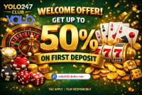 Yolo247 club Welcome Offer – Get Up to 50% on First Deposit